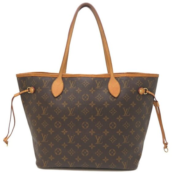 LOUIS VUITTON Brown Monogram Neverfull MM Tote Bag - Picture 1 of 10